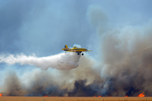 Aerotech 1st Response ‘Bombers’ yesterday responded to a number of blazes across the state
