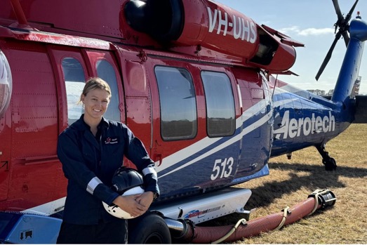 SA Aerotech Black Hawk pilot Lucy Nadebaum