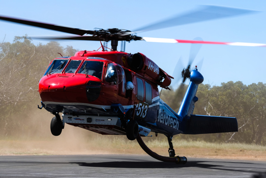 Aerotech’s Australian first Black Hawk deployment a game changer in aerial firefighting